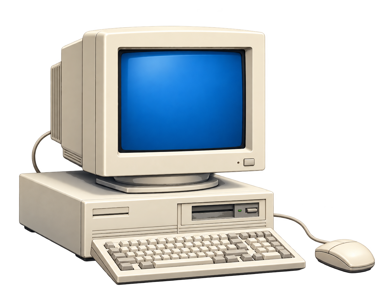 Vintage desktop computer